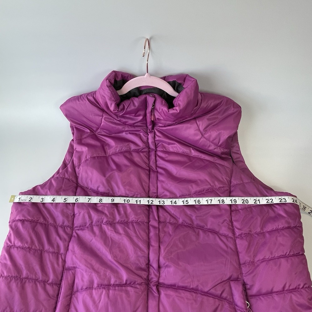 Zeroxposur Women's Quilted Puffer Zip Up Outwear Hiking Fushia Jacket Vest Sz 1X - Picture 9 of 9
